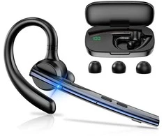 New Bee M54 Bluetooth 5.1 - belaidė ausinė / laisvų rankų įranga, juoda