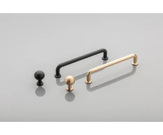 NORD zamak knob, juodas matt