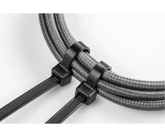 Nylon Cable Ties 2.5 x 140 mm, 100 pcs, Juodas