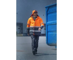 Orange ADEL insulated warning jacket oranžinis M (50)