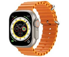 Orange Išmanusis laikrodis Riversong Motive 8 Ultra SW808, Light Gray/oranžinis