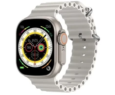 Orange Išmanusis laikrodis Riversong Motive 8 Ultra SW808, Light Gray/oranžinis