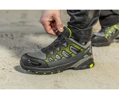 PAGLAU safety sandals LACE SYSTEM S1PS SR FO juodas/žalias 45