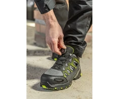 PAGLAU safety sandals LACE SYSTEM S1PS SR FO juodas/žalias 40