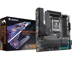 Pagrindinė plokštė GIGABYTE B650M AORUS ELITE AX  / AM5 / MicroATX / DDR5 x4 / PCI-Express 4.0 16x / 2x M.2