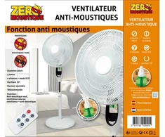 Pastatomas ventiliatorius su apsauga nuo uodų Zero Moustique 002091