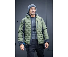 PAUL insulated jacket with hood olive S (48)