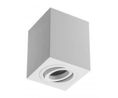 Paviršinis šviestuvas SENSA, aliuminis, 90x90x115, IP20, maks. 50 W, kvadratinis, baltas k