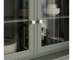 PIAZZA inox knob - brushed steel