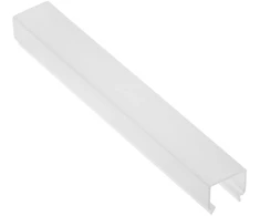 Pieno kvadrato formos dangtis LED profiliui GLAX Mini 2 m