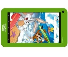 Planšetinė eSTAR 7" su Looney Tunes silikoniniu dėklu, Žalios spalvos (Pažeista pakuotė)