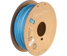 PolyTerra PLA 1.75mm 1kg plastikas 3D spausdinimui Glacier Blue (IceBlue) / Ledynų mėlynos spalvos