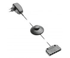 Power supply for LED clips 12V DC, 1.5W, power supply 230V-50Hz, max 5 clips 0.24W