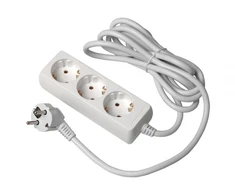 GTV Prailgintuvas schuko, 3 lizdai, 3 m