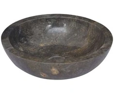 Praustuvas, pilkos spalvos, skersmuo 40x12cm, marmuras (Pažeista pakuotė)