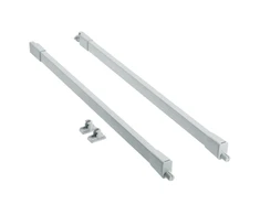 Rail GTV MODERN BOX PRO, longitudinal, square, L=550 mm, pilkas