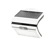RAMOS saulės fasado šviestuvas su judesio / sutemų jutikliu, 50W, 300lm, 3,7V 1800mAh, IP4