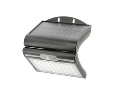 RAMOS saulės fasado šviestuvas su judesio / sutemų jutikliu, 50W, 300lm, 3,7V 1800mAh, IP4