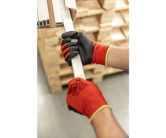 RODER latex coated pirštinės red/juodas 9