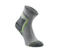 SAAR short socks light pilka/žalias 45-46 (3 pairs/pack)