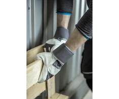 SALZACH apsauginės pirštinės Kanadietiškos (ožkos oda) grafitinės 9