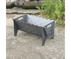 Šašlykinė iškylai Kalmetal 4mm storio plieno