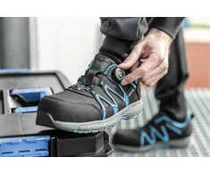 SCHMUTTER apsauginiai batai LACE SYSTEM S1P SRC tamsiai pilka/mėlyna 46