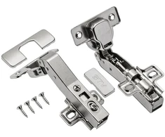 Self-closing hinge/hydraulic angular 45° roller H=0