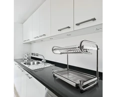 Self-standing two tier dish rack (inox)