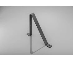 Shelf support GALA, 25x22 cm, juodas mat
