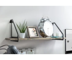 Shelf support INGRID, 26x23 cm, juodas mat