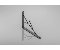 Shelf support TREE, 20x17 cm, juodas mat