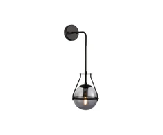 Sieninis šviestuvas DROP 4, 7325, AC220-240V, 50/60Hz, 1*E27, maks. 40W, juodas