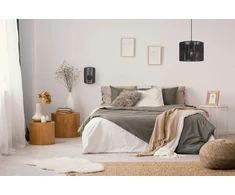 Sieninis šviestuvas FORESTO 3, 6144, AC220-240V, 50/60Hz, 1*E27, maks. 40W, juodas