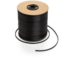 SMYp cable 2x0.5 mm spool 100 meters juodas