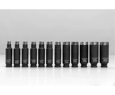 HOGERT Antgalių ir smūginių antgalių rinkinys 4 mm - 13 mm, 21 vnt.