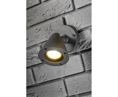 Sieninis šviestuvas GTV Sodo šviestuvas LUSTINO-D , GU10, MAX.20W, IP44, AC220-240V, 50-60Hz, apatinis sieninis šv