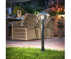 Sodo šviestuvas MARINA-P, E27, MAX.20W, IP54, AC220-240V, 50-60Hz, kolona, juodas