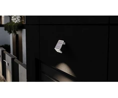 Solar luminaire with motion and dusk detector DAVOS, LED, 1000lm, 4000K, 2000mAh, IP54, wh