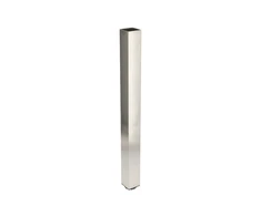 Square aliuminio table leg with regulation foot 60x60x710