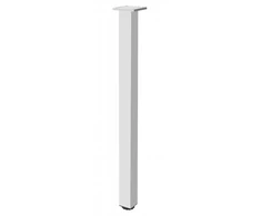 Square aliuminio table leg with regulation foot