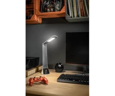 Stalinė lempa FLOWER ,4W, 240lm.AC220-240V, 4000K, baterija 1800MAh, Ra>80, juoda/balta