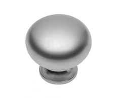 Steel knob BERGAMO aliuminio