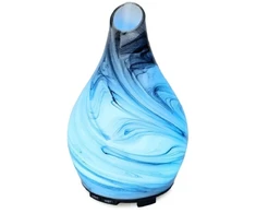 Stiklinis aroma difuzorius, 200ml pilkas