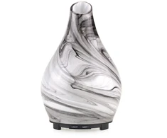 Stiklinis aroma difuzorius, 200ml pilkas
