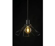 Pakabinamas šviestuvas Šviestuvas TILIA,7849,1*E27, IP20, skersmuo 35 CM,juodas