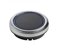 Switch RING, dimmable, DC12-24V, max. 36-72 W, cable 2xmini AMP 2 m, juodas