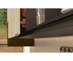 Tarpiklis 10 m, skirtas vainikiniam profiliui fi 2,6 mm, juodas