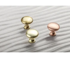 TERNI zamak knob, brass