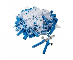 Tile leveling clamps, wedges and pliers 2 mm, 201 pcs